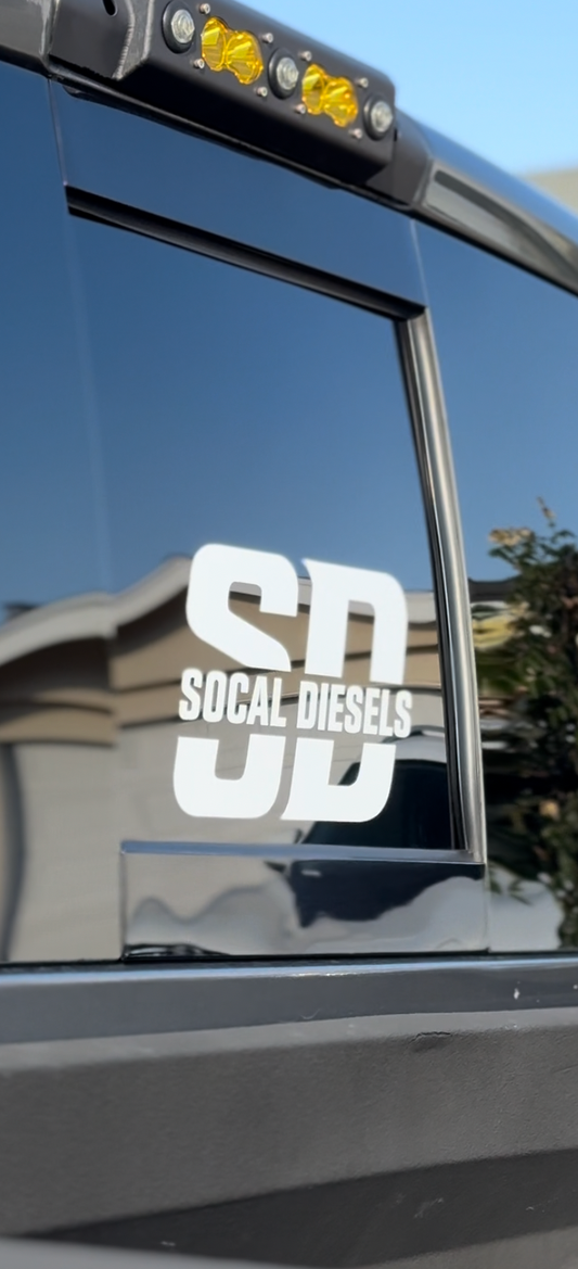 SoCal Diesels Window Sticker (LARGE)