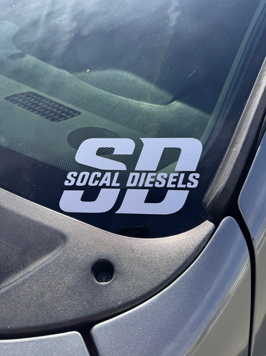 SoCal Diesels Window Sticker (SMALL)