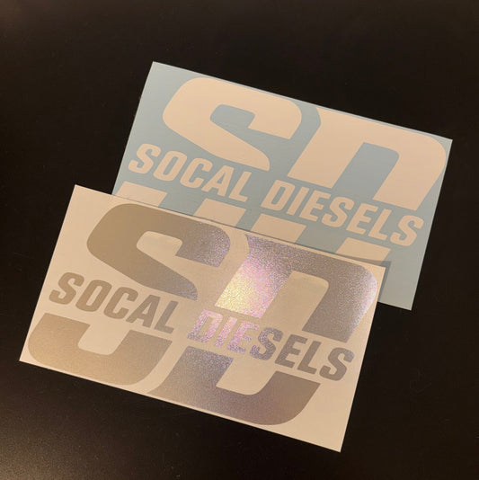 SoCal Diesels Window Sticker (LARGE)
